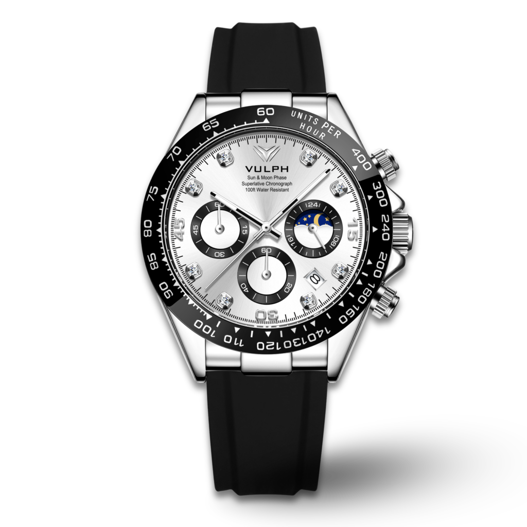 Alaskan Tundra 42mm - Sun & Moon Phase - Superlative Chronograph Men’s Watch