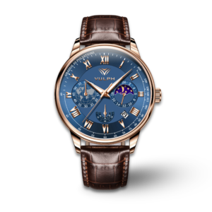 Alpha Male 42mm - Sun & Moon Phase - Superlative Chronograph Men’s Watch