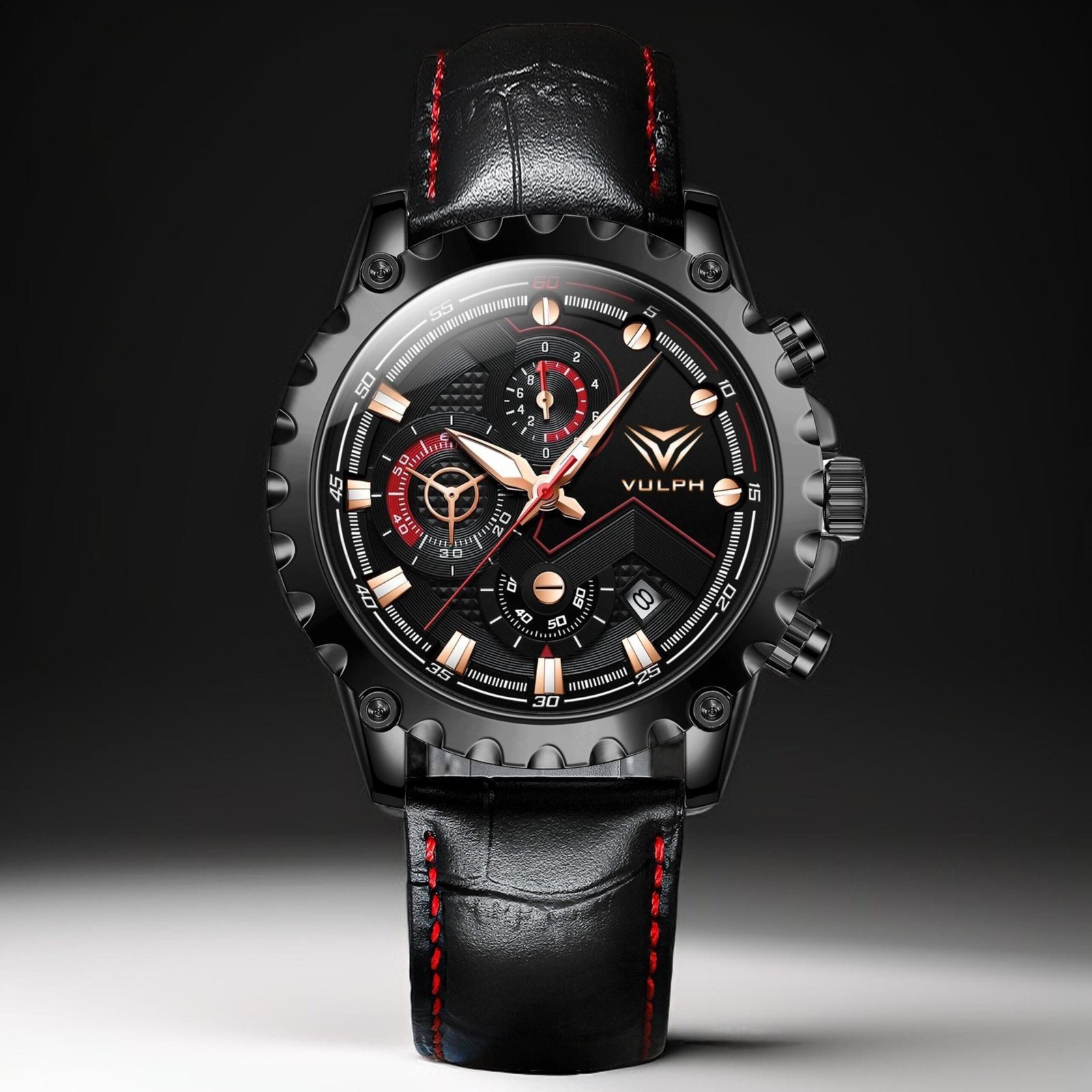 Vulph – The Carnivore 45mm – Rotating Dials – Superlative Chronograph Men’s Watch - Image 6