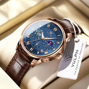 Vulph – Alpha Male 42mm – Sun & Moon Phase – Superlative Chronograph Men’s Watch